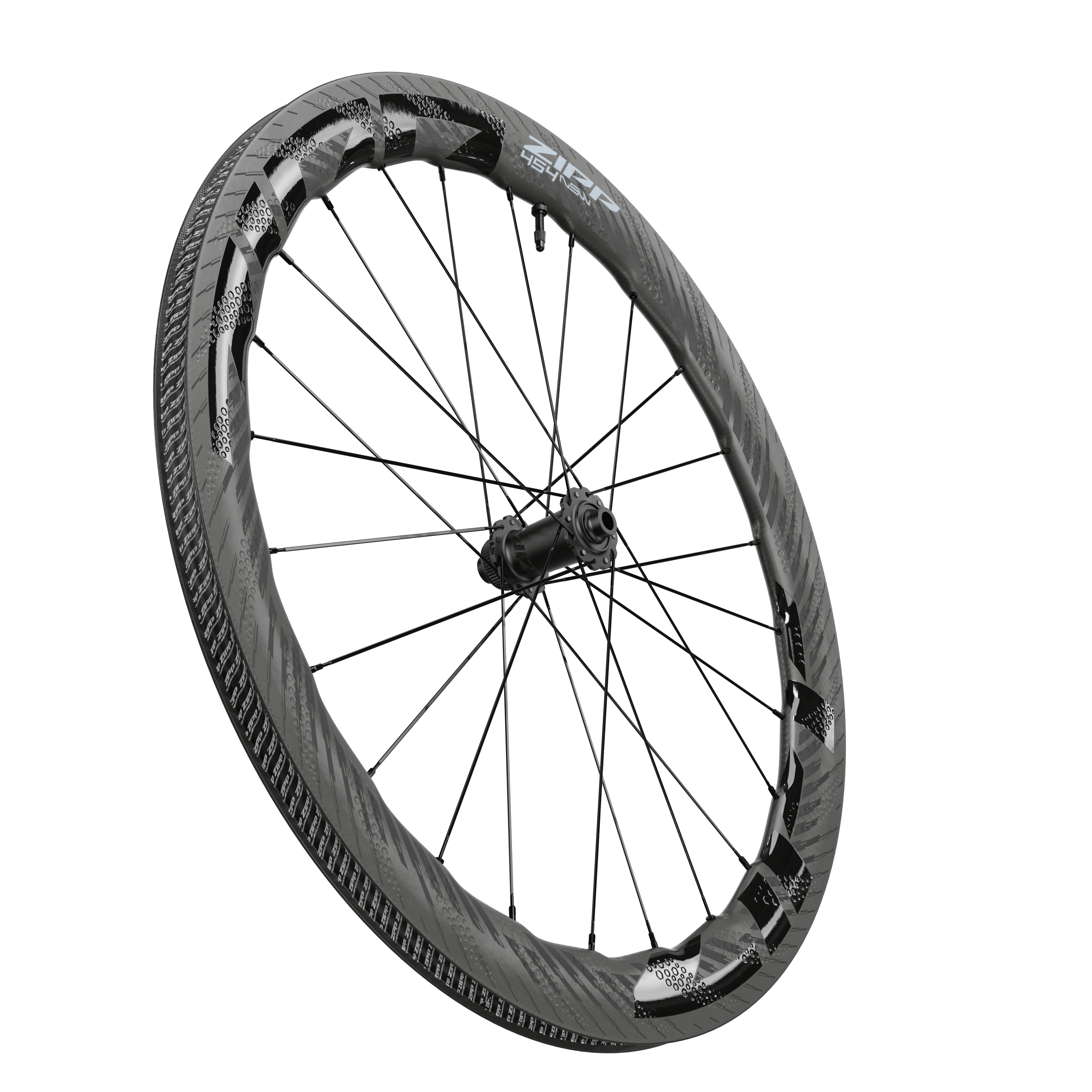 Zipp 454 NSW チューブレス ディスク フロントホイール|700C Zipp 454 NSW チューブレス ディスク フロントホイール|700C