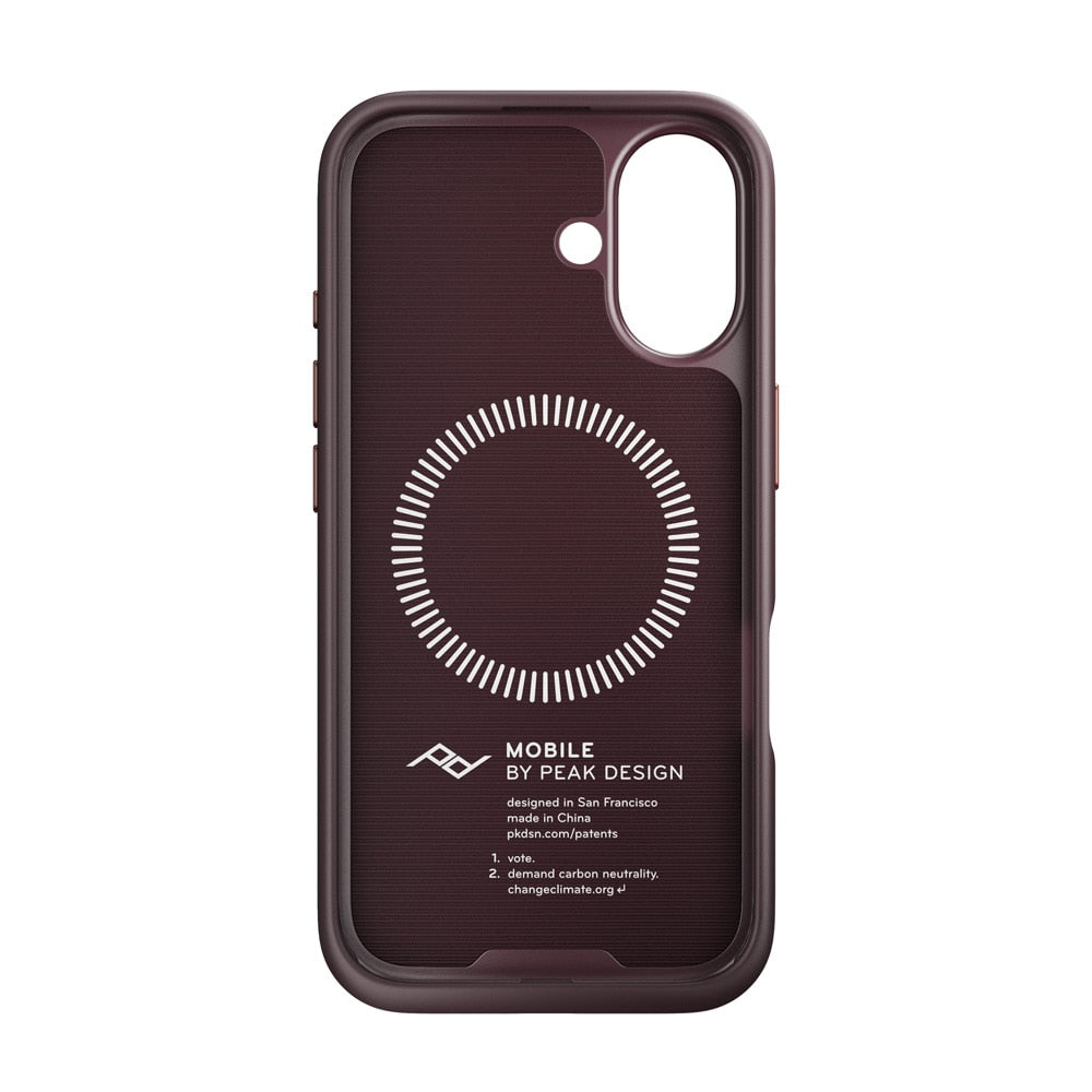 PEAKDESIGN エブリデイ ケース iPhone 16 エクリプス / ナイロンキャンバス / M-MC-BS-EP-1