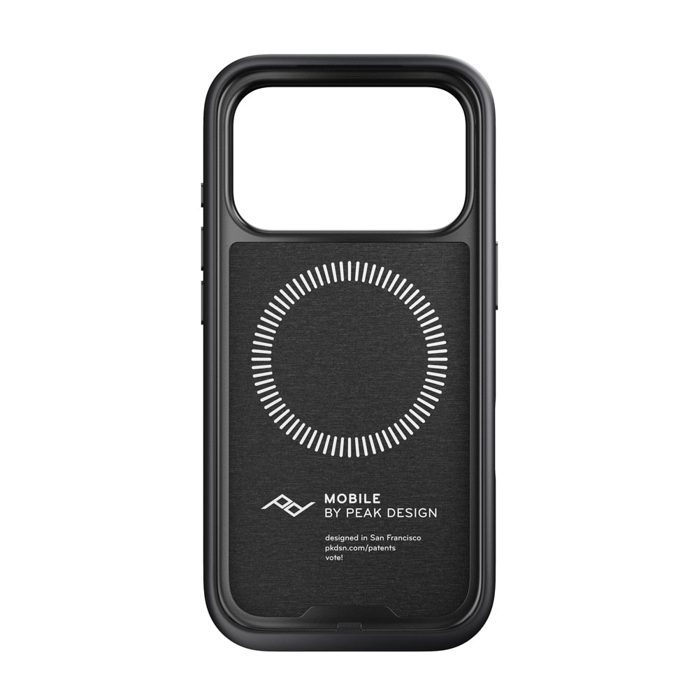 PEAKDESIGN エブリデイ ケース iPhone 17 Pro チャコール / ナイロンキャンバス / M-MC-CF-CH-1