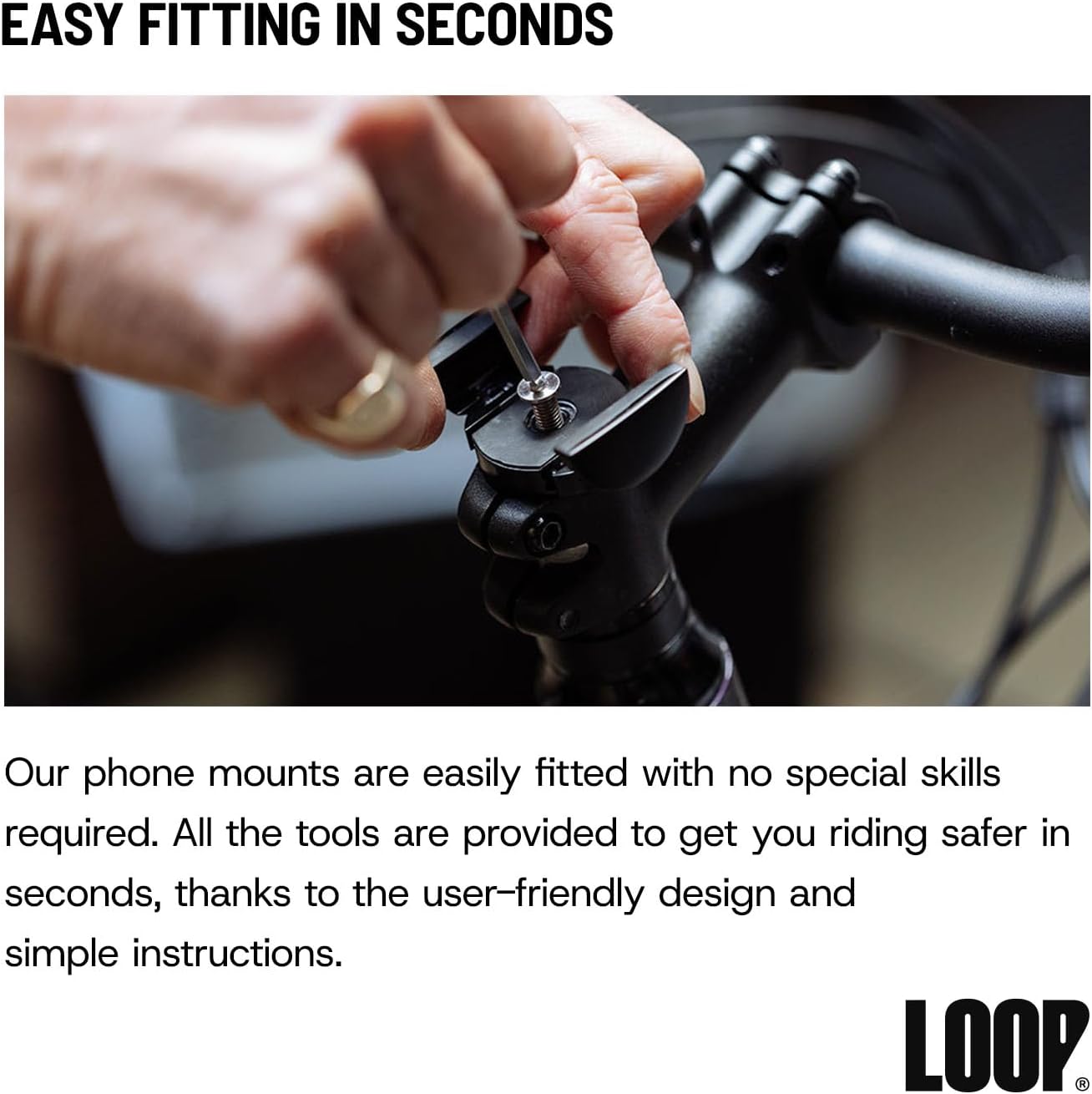 Loopmount LOOP Micro Mount（ループマイクロマウント）自転車用スマートフォンホルダー