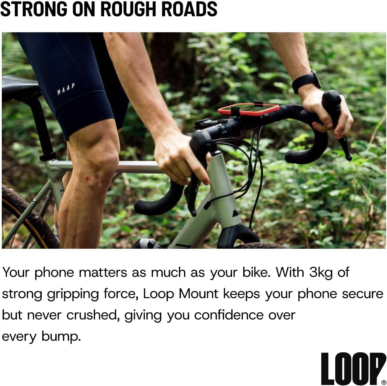 Loop Mount ループマウントツイスト 自転車用スマートフォンホルダー