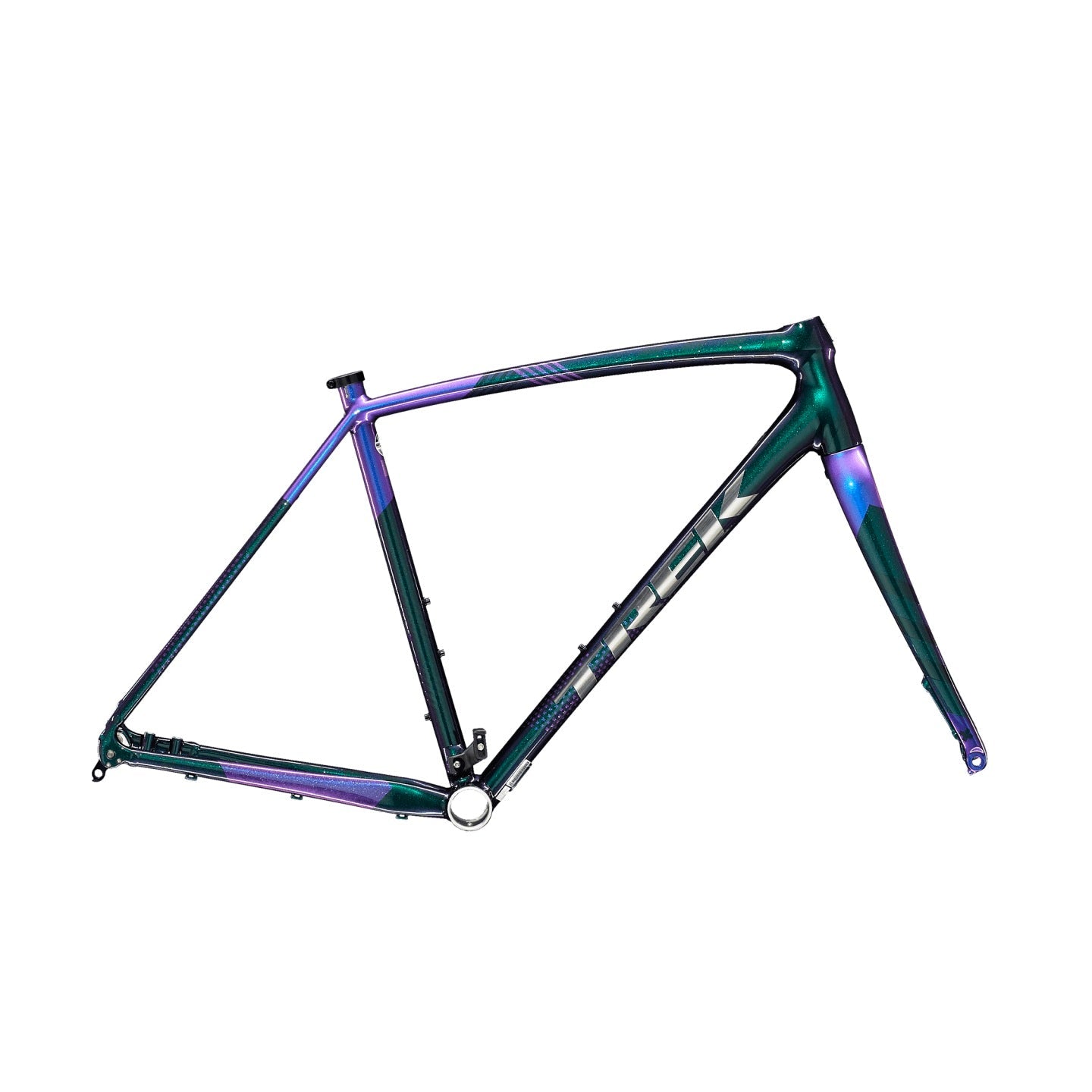 【限定モデル】TREK  CROCKETT DISC GN-PR フレームセット【店頭受取限定】Emerald Iris/Purple Phaze