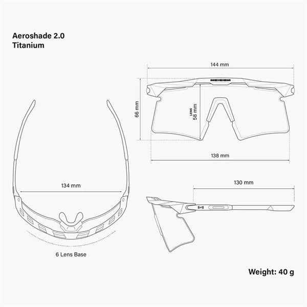 【限定モデル】SCICON AEROSHADE 2.0 TITANIUM [ WC EUROPEAN CHAMP / 非調光 ]