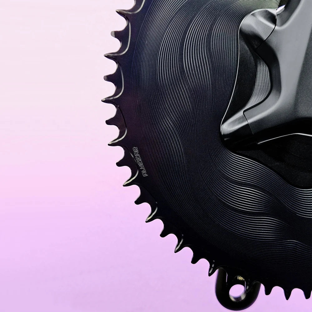Alugear Chainring 1-speed ALUGEAR 54T Round for 12sp. 110 BCD 4b Shimano Asymmetric