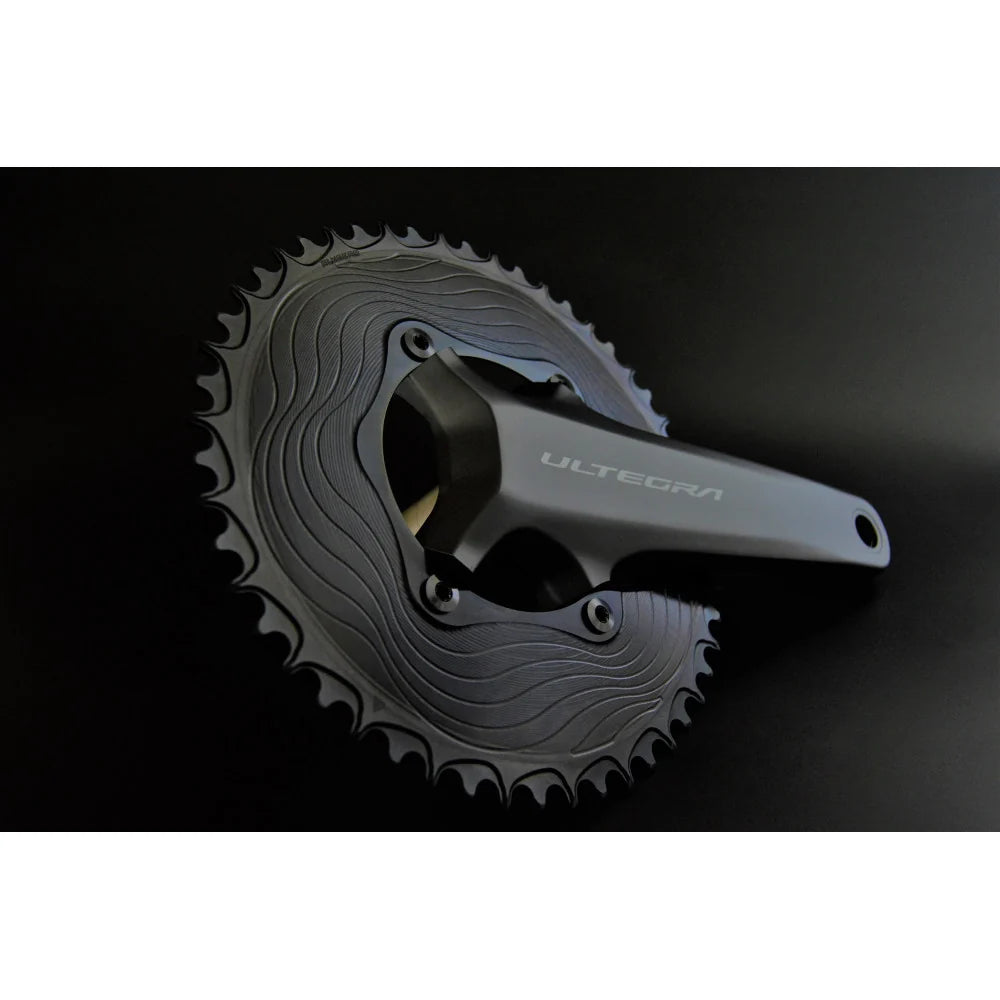 Alugear Chainring 1-speed ALUGEAR 54T Round for 12sp. 110 BCD 4b Shimano Asymmetric