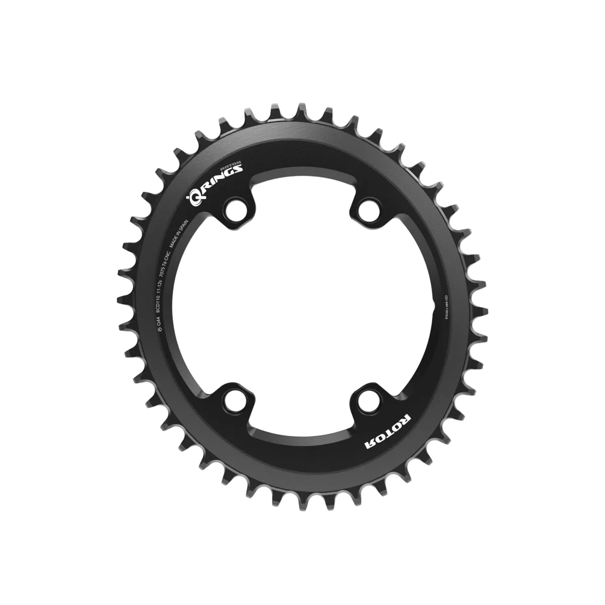 Rotor 1x OVAL Q RING 110x4 46T BLACK